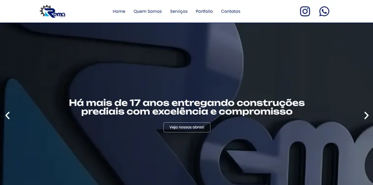 Site de Rema Engenharia